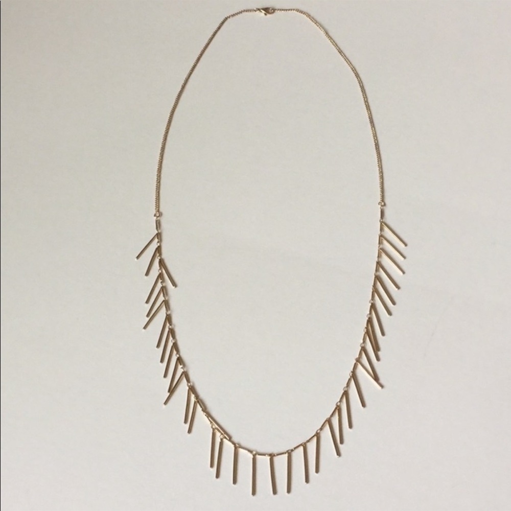 Dangle Bar Multi Necklace - Picture 3 of 6